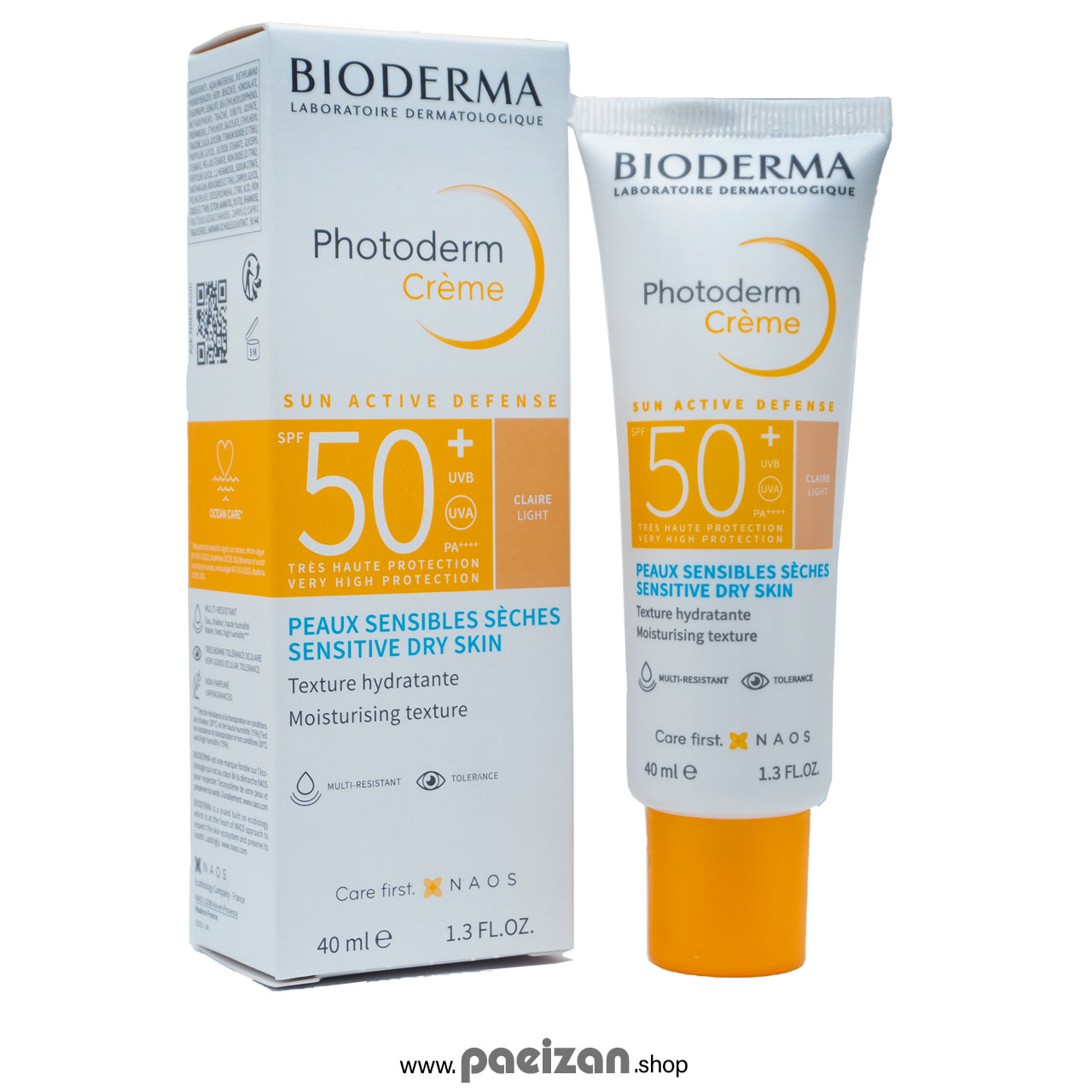 کرم ضدآفتاب رنگی بژ روشن فتودرم برند بایودرما +SPF 50