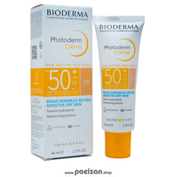 کرم ضدآفتاب رنگی بژ روشن فتودرم برند بایودرما +SPF 50