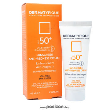 ضد آفتاب پوست قرمز و حساس بی رنگ درماتیپیک +SPF50