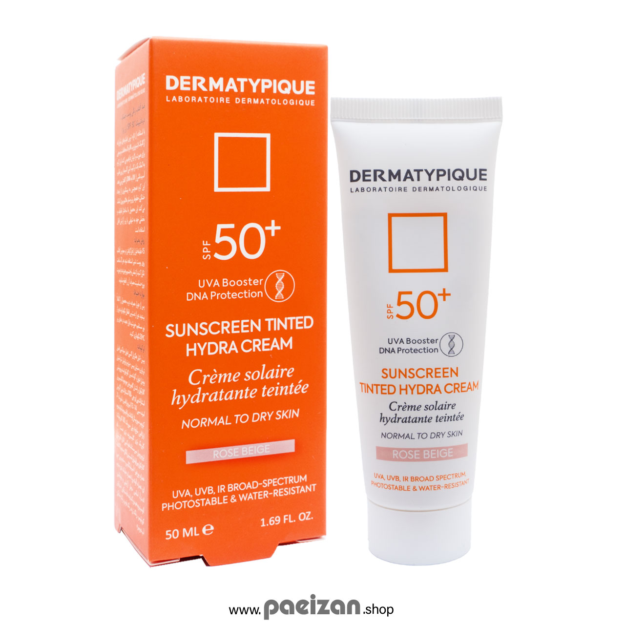 ضد آفتاب هیدرا پوست خشک درماتیپیک +SPF50