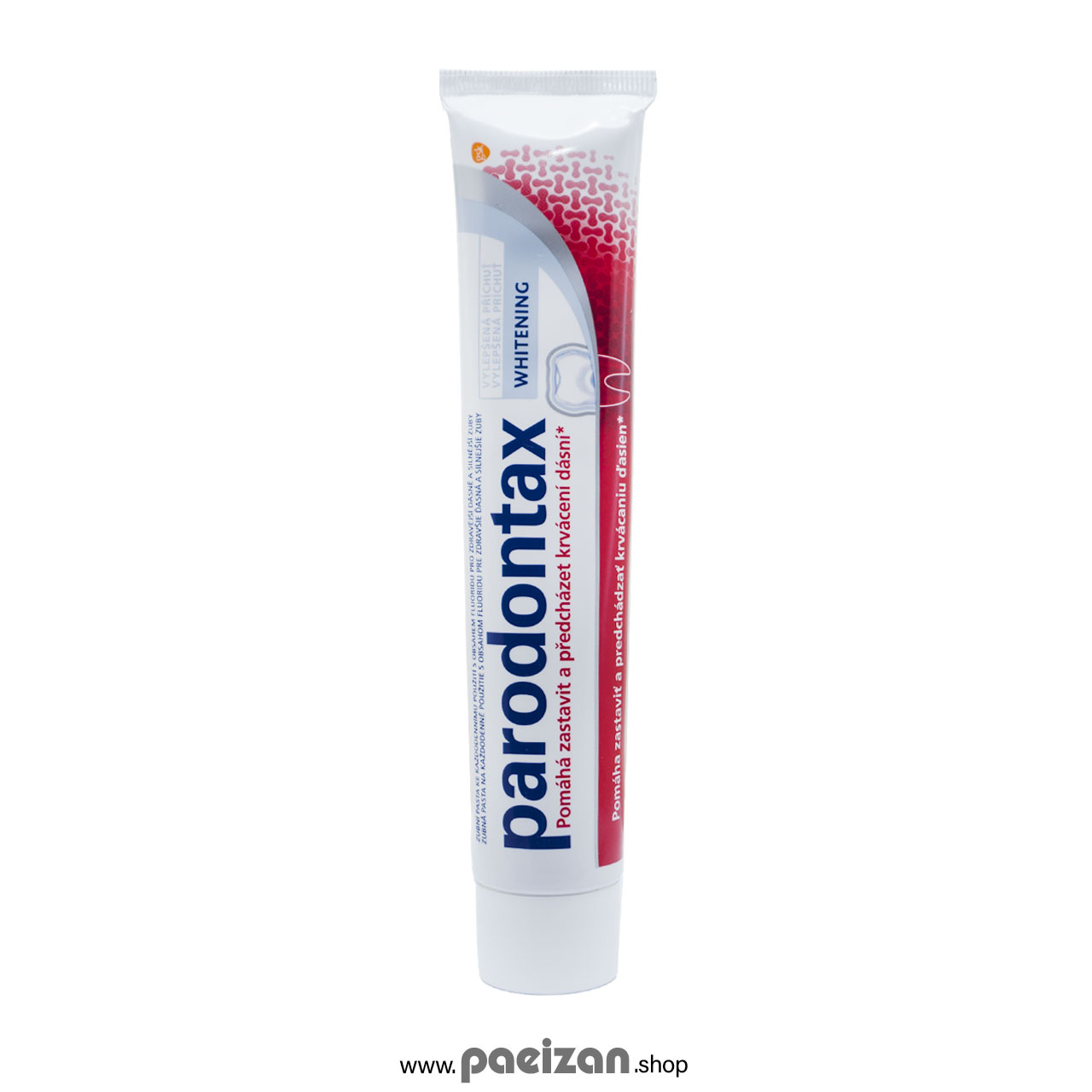 خمیر دندان ضد خونریزی لثه مدل سفید کننده پارودونتکس