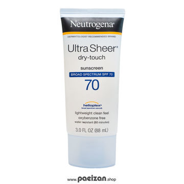 ضد آفتاب اولترا شیر Neutrogena Ultra Sheer بی رنگ نوتروژنا SPF 70