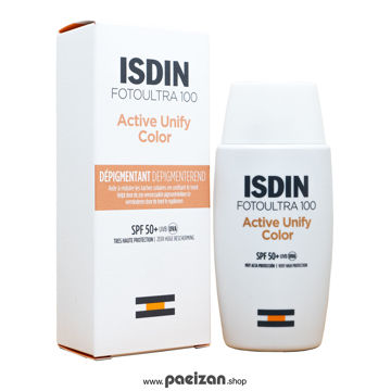 ضد آفتاب ضد لک فلوئیدی اکتیو یونیفای رنگی ایزدین +SPF50