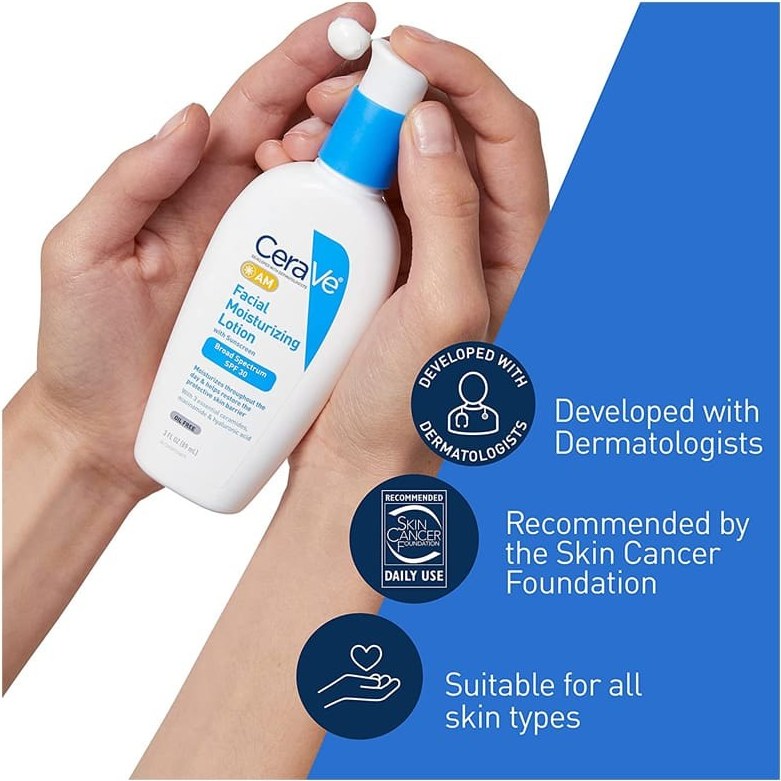 لوسیون مرطوب کننده صورت روز سراوی SPF30