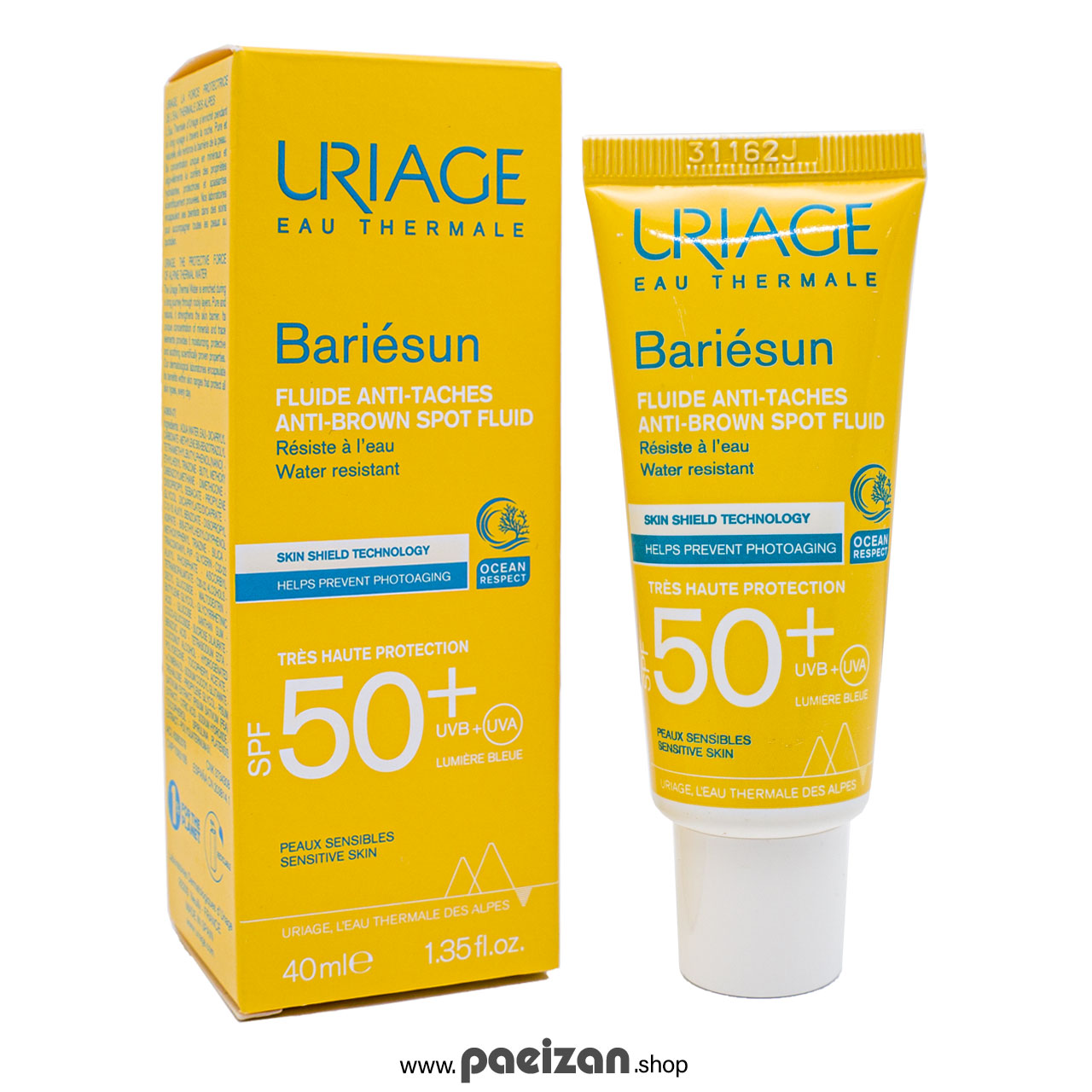 ضد آفتاب فلوئیدی و ضد لک بریسان اوریاژ SPF50