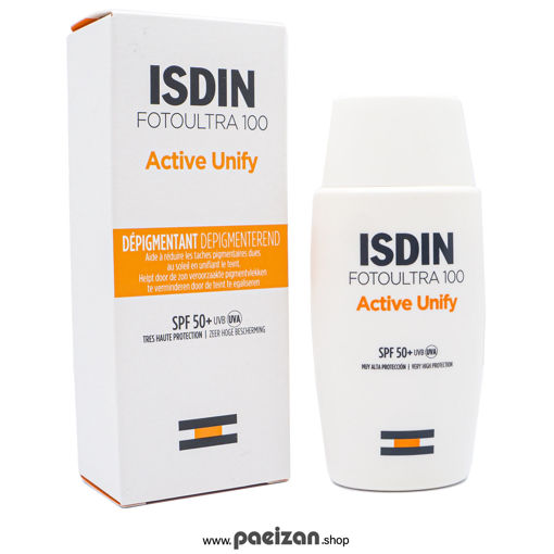 ضد آفتاب ضد لک فلوئید اکتیو یونیفای بی رنگ ایزدین +SPF50
