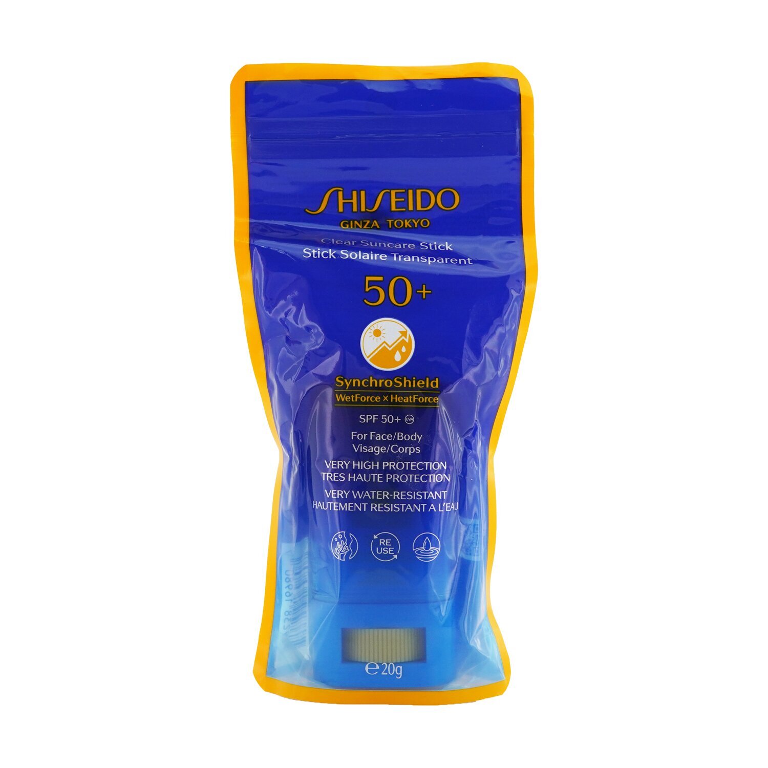 ضد آفتاب استیکی بی رنگ شیسیدو +SPF50