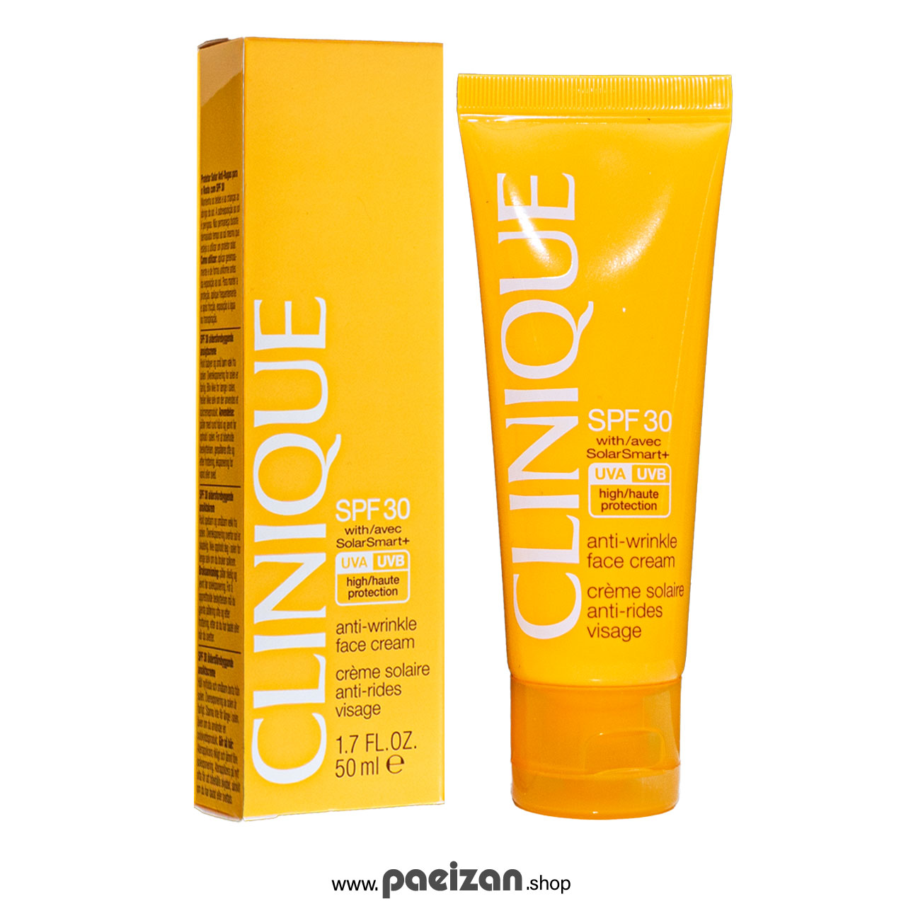 کرم ضد آفتاب ضد چروک کلینیک SPF30