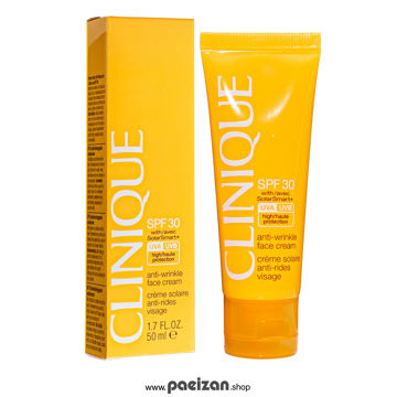 کرم ضد آفتاب ضد چروک کلینیک SPF30