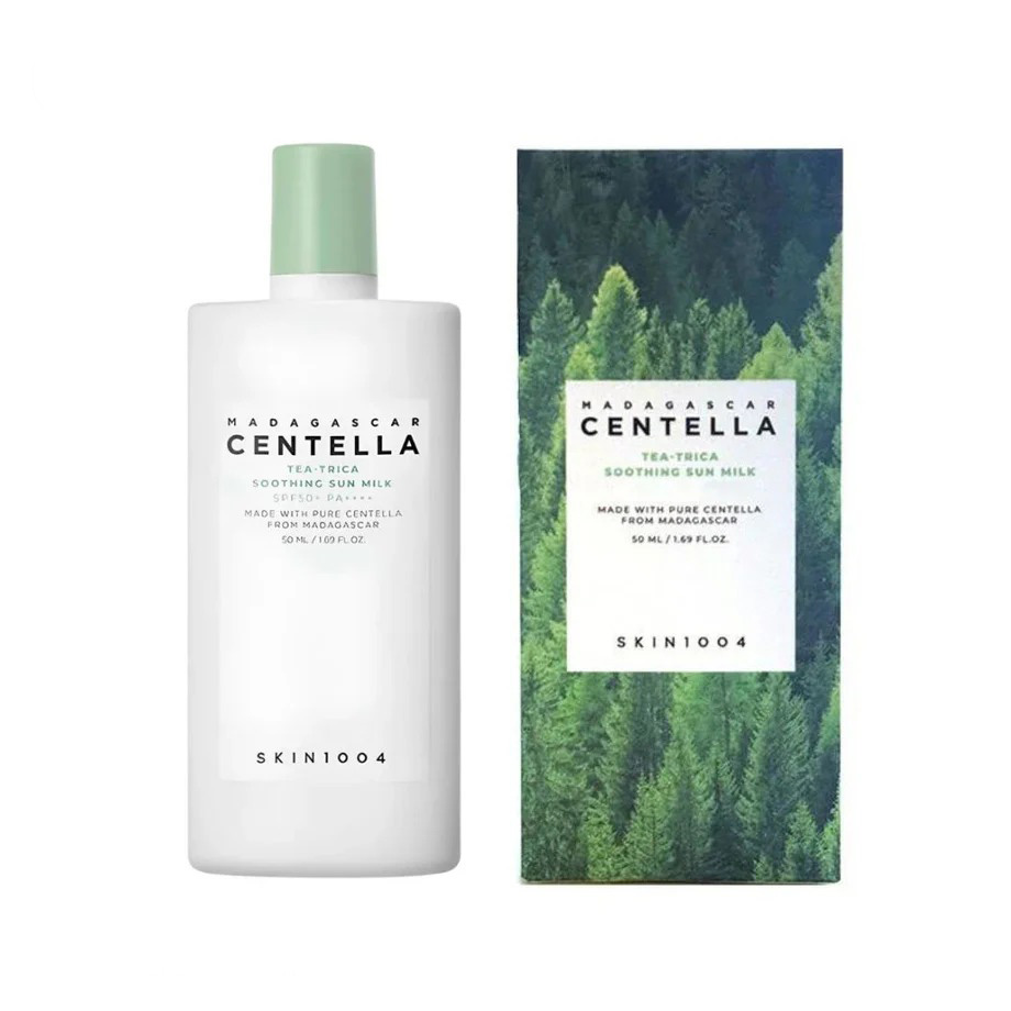 ضد آفتاب تسکین دهنده تی تریکا سنتلا اسکین SKIN1004