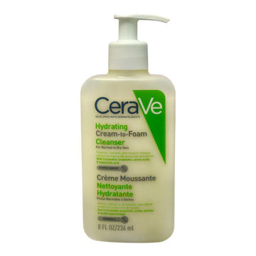 کرم فوم شستشوی آبرسان پوست نرمال تا خشک سراوی 236 میل