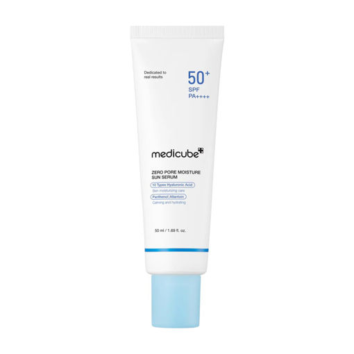 سرم ضد آفتاب مرطوب کننده و کنترل منافذ مدی کیوب +SPF50